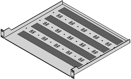 מדף למארז 10 אינץ SCHROFF 20118-716